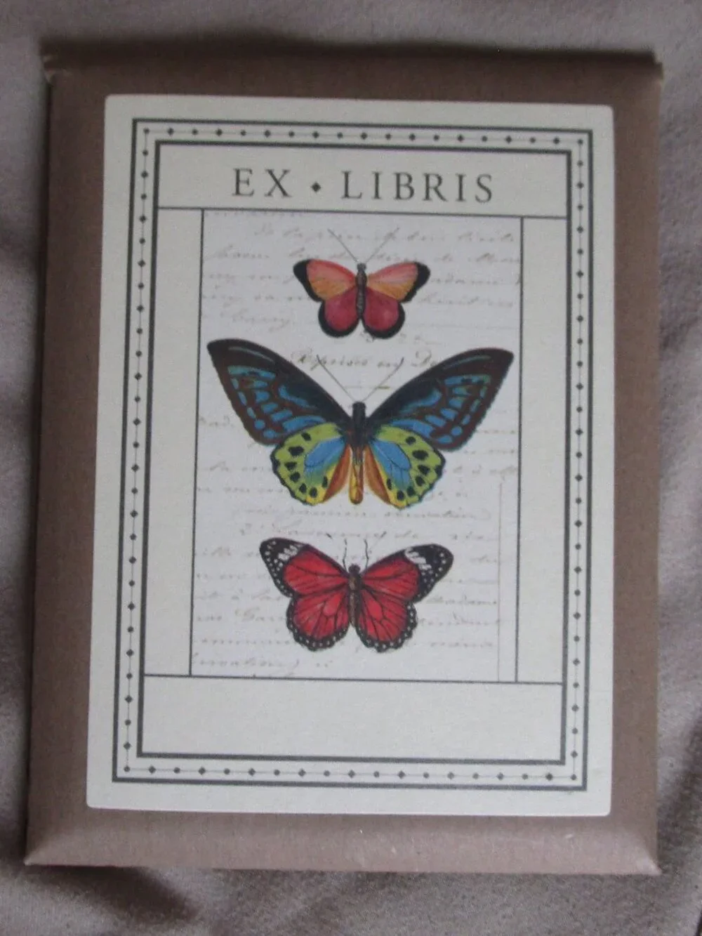 NWT packet of bookplates